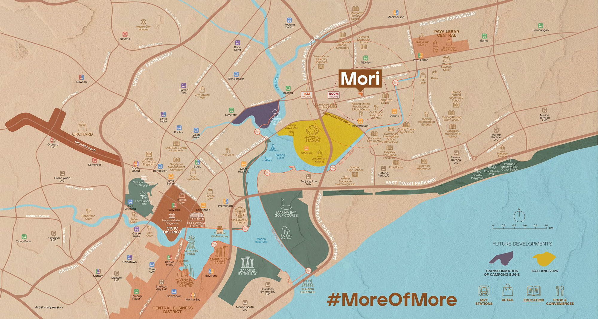 Mori Condo location map