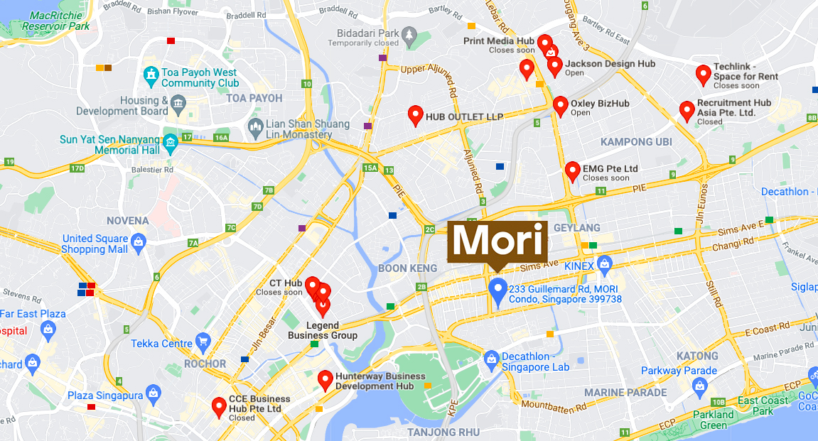 Mori condo nearby business hubs